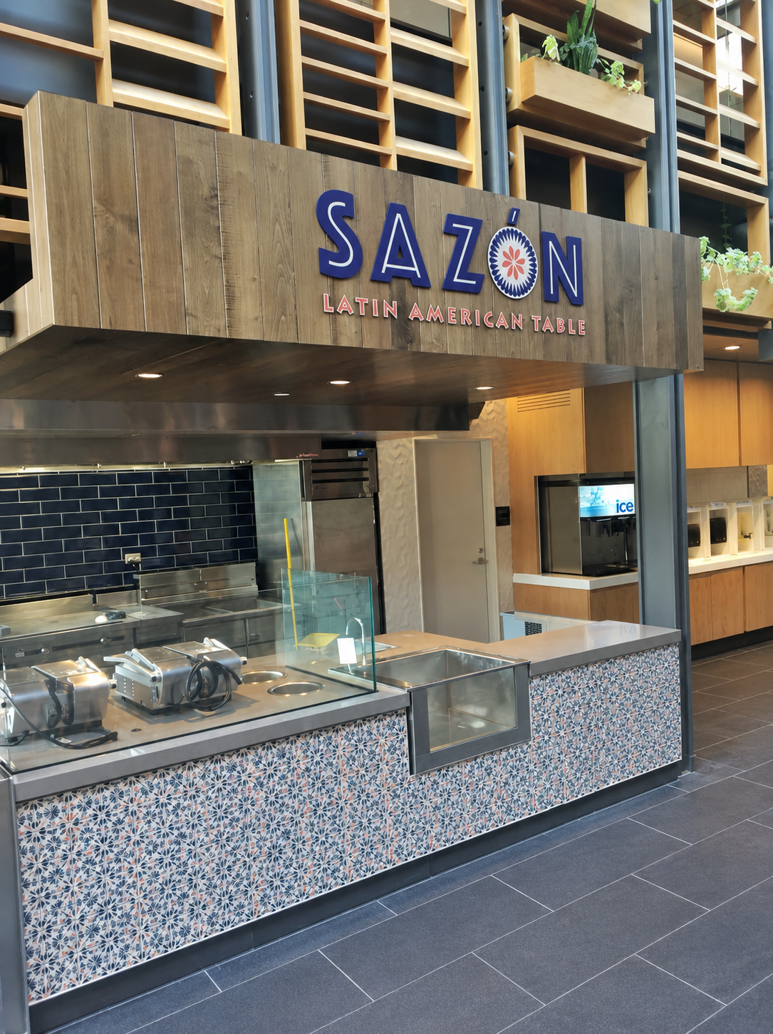 Locotos Latin American counter at Duke Broadhead Center