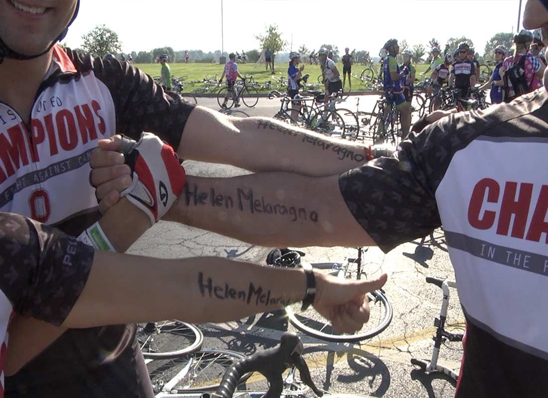 Pelotonia cyclists